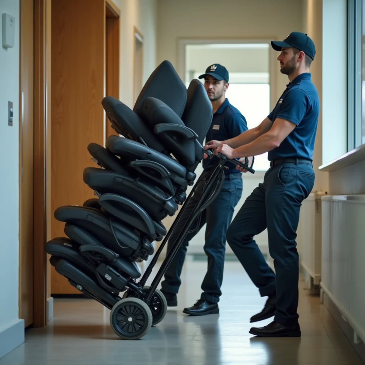 Let's Go Moving crew providing commercial & office moving in North Lauderdale, FL
