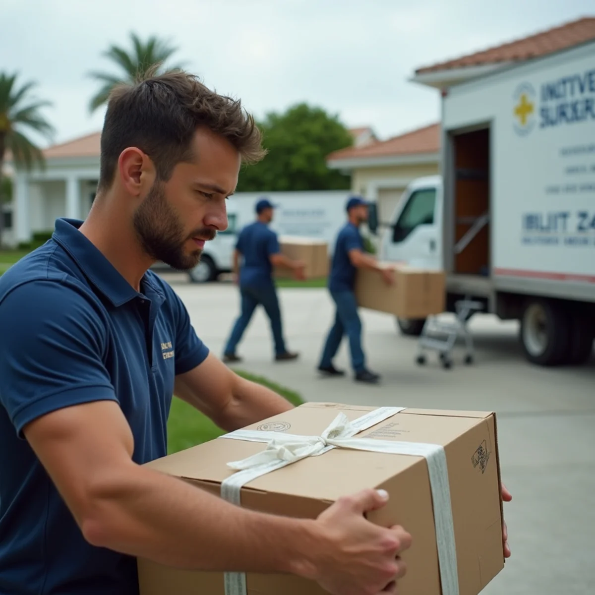 Let's Go Moving crew providing emergency moving in North Lauderdale, FL