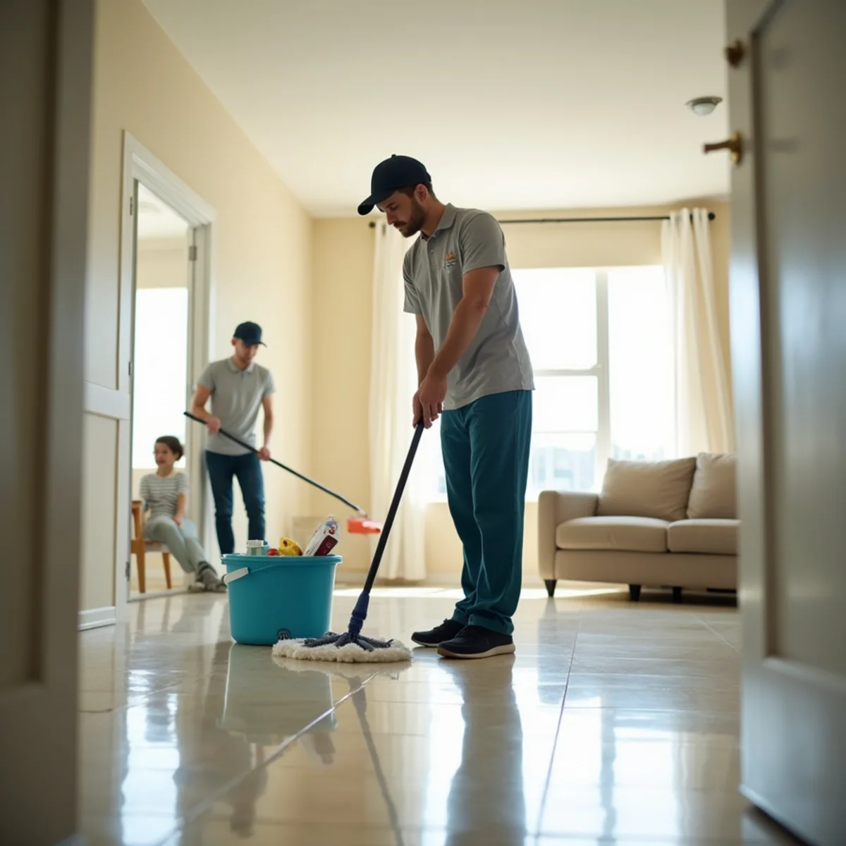 Let's Go Moving crew providing move-in/out cleaning in North Lauderdale, FL